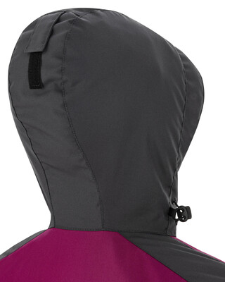 Vetrovka MODERN-THERM s kapucňou, dámska, zateplená, malinová, XL