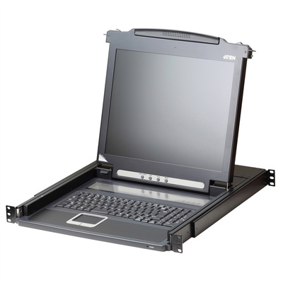 KVM konzola 17" LCD, 1 port, VGA, PS/2, DE layout