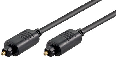 Kábel Toslink audio optický SPDIF prepojovací M/M 10m, ø5.0mm, čierny