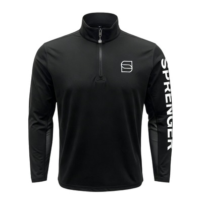 Tričko s krátkym rukávom s logom SPRENGER unisex s UV ochranou 50+, čierne, 3XL, HS