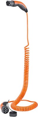 Kábel LAPP "špirála" nabíjací pre elektromobily Type 2, 5m, 11kW, 20A, 3 fázy, oranžový