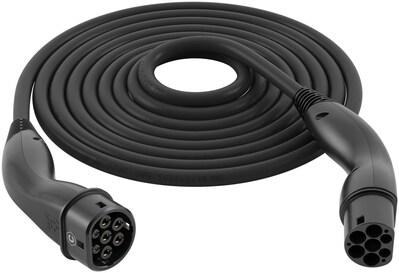 Kábel LAPP HELIX Komfort nabíjací pre elektromobily Type 2, 5m, 22kW, 32A, 3 fázy, čierny