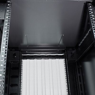 19" Rack na podlahu 42U, čierny, 2000x800x1000 mm (HxWxD)
