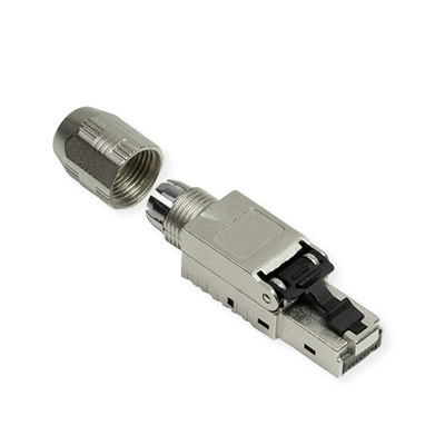 Konektor 8/8 RJ45 cat.6a, 10Gbit, na drôt aj lanko, montáž bez klieští AWG 22-27