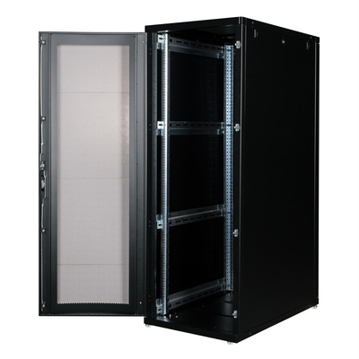 19" Rack na podlahu 36U, 1705x600x1000mm (HxWxD), PRO, čierny