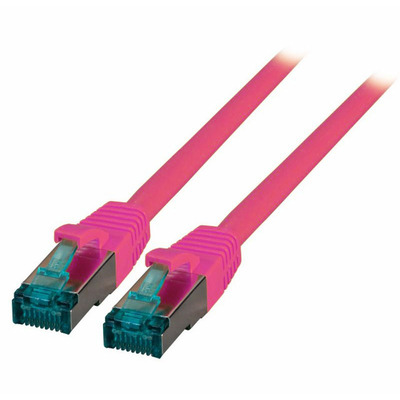 S/FTP (PiMF) Patchkábel LSOH 2m cat.6a, magenta, Cu