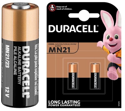 Batéria DURACELL Security Alkalická LR23 (2ks) 12V (MN21) 2BL
