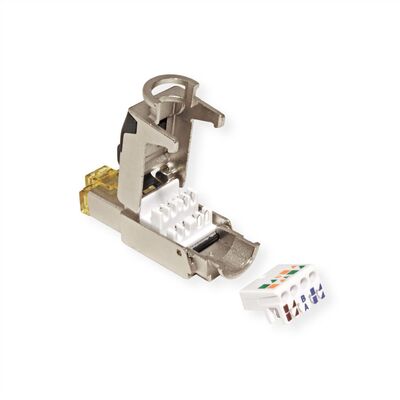 Konektor 8/8 RJ45 cat.6a, 10Gbit, na drôt, montáž bez klieští AWG 22-26