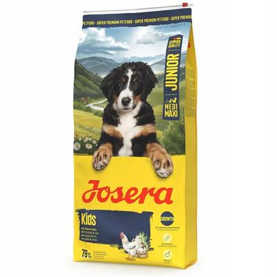 Krmivo JOSERA KIDS 25/12, pre šteňatá a mladé psy, 12.5kg
