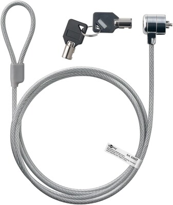 Bezpečnostný zámok, na kľúč 1.5m (priemer lanka 4.5mm)