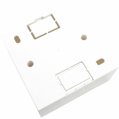 Box modulárny, na omietku, biely (86x86mm)