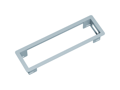 Power Frame rámik 3 pozície, 241x73x36mm, oceľ, striebornosivý