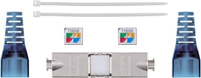 Spojka Keystone cat.6a, AWG22-AWG24 beznástrojový (toolless), SLIM