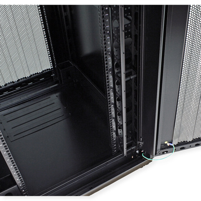 19" Rack na podlahu 42U, čierny, 2000x800x1000 mm (HxWxD)