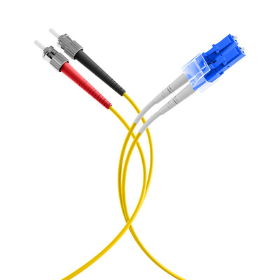 Fiber kábel LC-ST, 7.5m Duplex OS2(9/125µm), LSOH, 2mm, žltý
