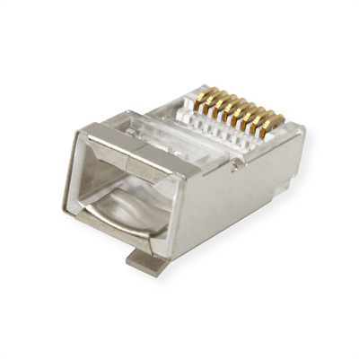 Konektor 8/8 RJ45, cat.5e, tienený 10ks/bal