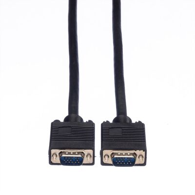Kábel VGA M/M 20m, prepojovací, tienený, čierny