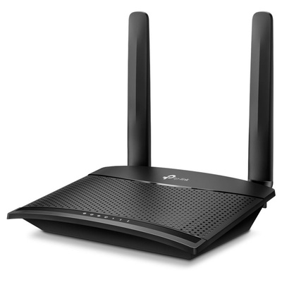 Wireless LAN router MR100 300Mb, 4G LTE, Micro SIM, 1xWAN, 1xLAN, 100Mbps, 2 fixné antény, čierny