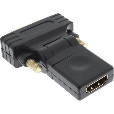 Adaptér HDMI/DVI-D F/M G, otočný 90°