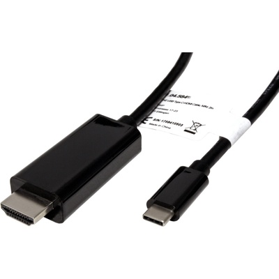 Kábel USB 3.1 Typ C na HDMI M/M 5m, gen.2, 4K2K@60Hz, čierny