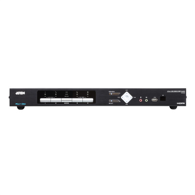 KVM switch/prepínač 4PC, HDMI, USB, audio, seamless, Multi-View