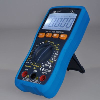 Multimeter, max AC 750V/10A, max. DC 1000V/10A, odpor, kapacita, frekvencia