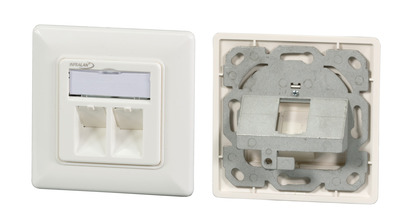 BOX pod omietku pre 1x Keystone, RAL9010, biely, INFRALAN