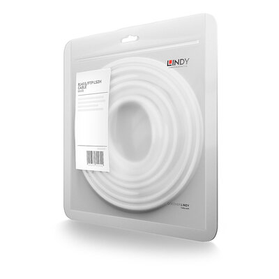 S/FTP (PiMF) Patchkábel LSOH 30m cat.7, biely, Cu, UL