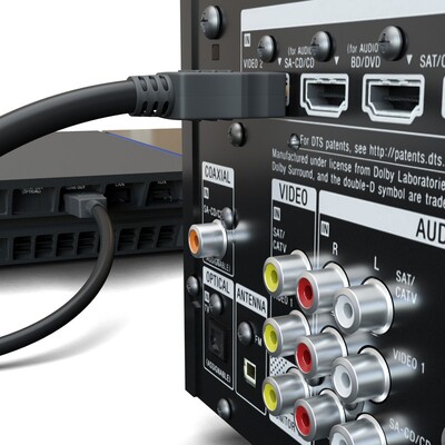 Kábel HDMI M/M 1.5m, Ultra High Speed+Eth, 8K@60Hz, HDMI 2.1, pozl. konektor, čierny