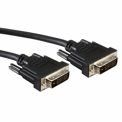 Kábel DVI-D M/M 7.5m, Dual-Link, 3840x2160@30Hz, čierny