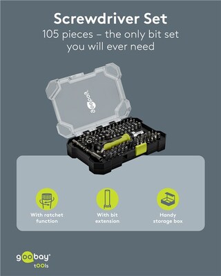 Sada skrutkovač so 100-dielnou sadou bitov
