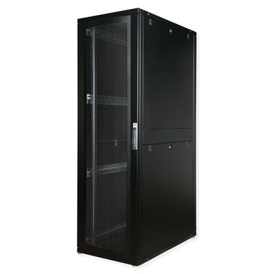 19" Rack na podlahu 42U, 1970x600x1000mm (HxWxD), PRO, čierny