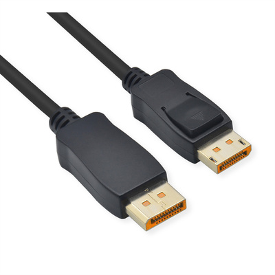 Kábel DisplayPort M/M 1.5m, 10K@60Hz, DP v2.1, 54Gbit/s, čierny