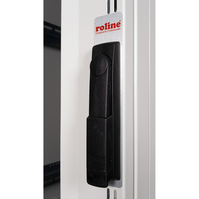 19" Rack na podlahu 36U, 1705x600x1000mm (HxWxD), PRO, Plexiglas, sivý