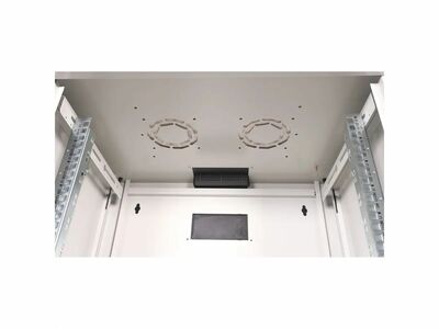 19" Rack na stenu 12U, sivý, 505x600x450 mm (HxWxD), RAL 7035, PRO, odnímateľné bočnice