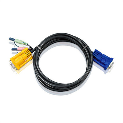 Sada káblov pre KVM VGA - SPHD M/F, Audio, 3m