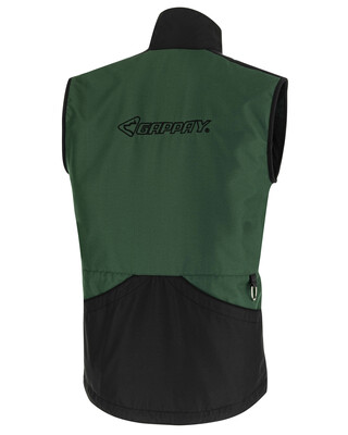 Vesta MODERN unisex, bez kapucňe, sieťovaná podšívka, polyester, zelená, XXXL
