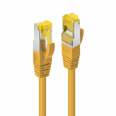 S/FTP (PiMF) Patchkábel LSOH 1m cat.7, žltý, Cu, UL