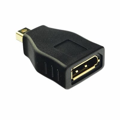 Adaptér mini DisplayPort/DisplayPort M/F priama čierna