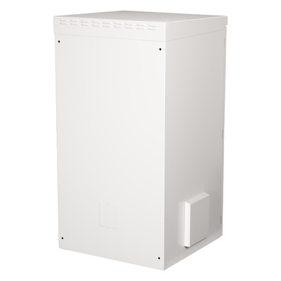 19" Rack na stenu 22U, sivý, 1157x600x600mm (HxWxD), RAL7035, IP55, vonkajší, odnímateľné bočnice
