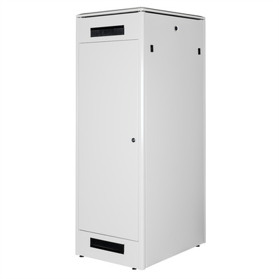 19" Rack na podlahu 36U, 1786x600x800mm (HxWxD), PRO, sklenené dvere, sivý