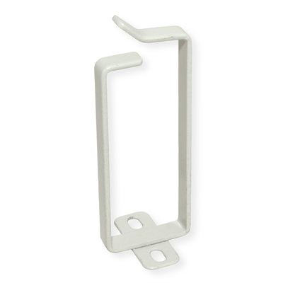 19" vyväzovacie oko 40x40mm, 44x100mm, sivý, 10ks/bal