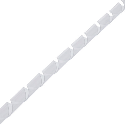 Káblový organizér špirála 10m, ⌀ 14mm, transparentný
