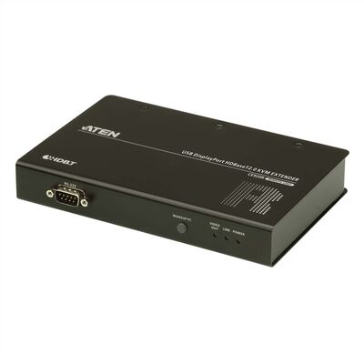 Predĺženie KVM cez TP do 100m, DisplayPort v1.2, USB, RS232, LAN, Audio (3.5mm jack), 4K@60Hz