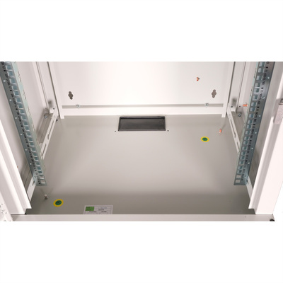 19" Rack na stenu 12U, sivý, 640x600x450mm (HxWxD), RAL7035, PRO, odnímateľné bočnice