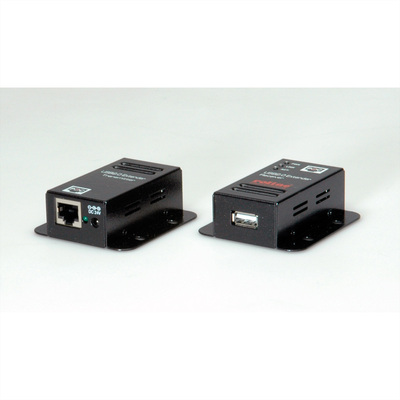 Predĺženie USB 2.0 cez TP do 50m, PoC (Power Over Cable)