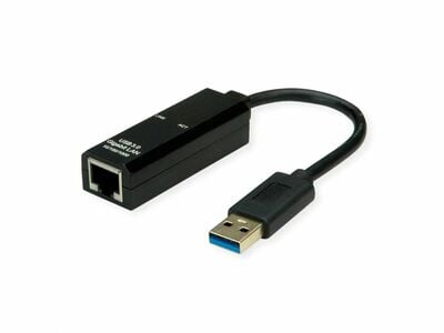 Adaptér USB 3.0 na RJ45 (Gigabit Ethernet), 15cm, čierny