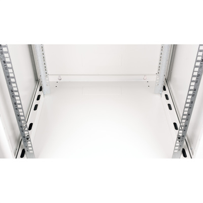 19" Rack na stenu 18U, sivý, 912x600x600mm (HxWxD), odnímateľné bočnice