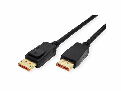 Kábel DisplayPort M/M 3m, 10K@60Hz, DP v2.1, 54Gbit/s, čierny