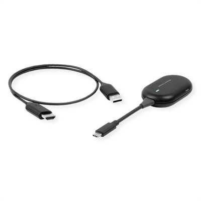 Wireless Audio/Video system, predĺženie USB Typ C na HDMI do 20m, 1920x1080 @60Hz, čierny